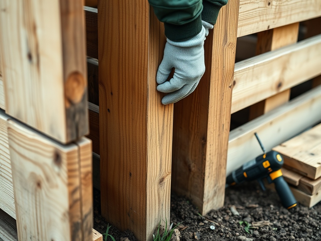 How to Build a Basic Compost Bin From Wood Pallets